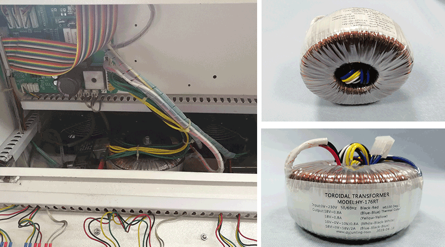 君凌工業(yè)自動化控制設(shè)備環(huán)形變壓器在自動電腦裁線機、全自動端子壓接機上的應(yīng)用